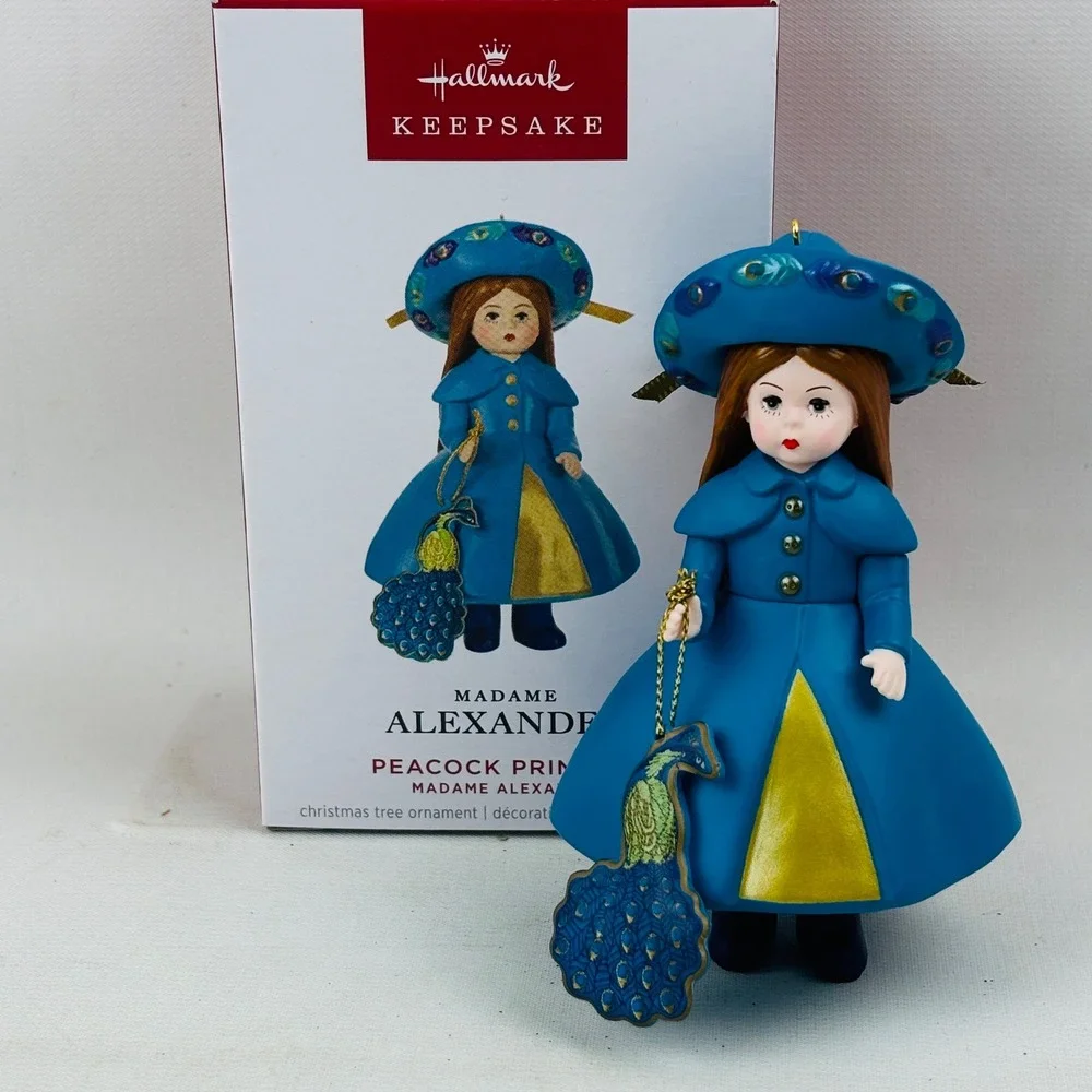Hallmark Madame Alexander Peacock Princess Christmas Keepsake‎ Ornament 2024
